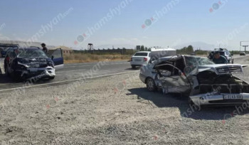 Ողբերգական ավտովթար Արարատի մարզում. կա 1 զոհ և 4 վիրավոր