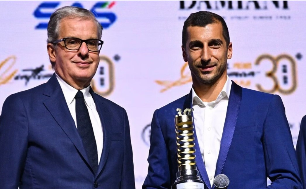 Մխիթարյանն արժանացել է  «Ինտեր»-ի «Gentleman Award» մրցանակին