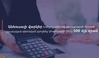 Անհուսալի վարկեր ունեցող անձանց աջակցության գործընթացն ապահովելու նպատակով պետական բյուջեից կհատկացվի շուրջ 500 մլն դրամ