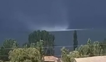 Սևանա լճի վրա դիտվել է հզոր պտտահողմ (տեսանյութ)