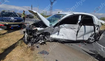 Զորակ գյուղում բախվել են «Nissan»-ն ու «Audi»-ն, վերջին կոտրել է գազախողովակը․ 5 գյուղ գազազրկվել է