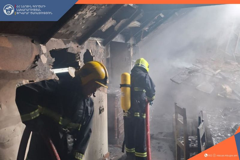 Հրդեհ Դիլիջան քաղաքում․ տուժածներ չկան