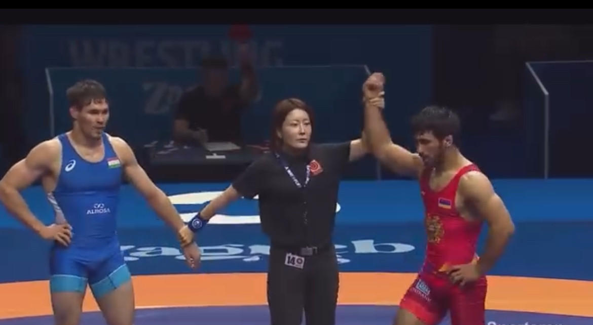 Ըմբշամարտի Աշխարհի առաջնություն. Արման Անդրեասյանը հաղթանակ է տարել