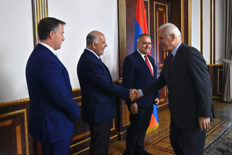 Վահագն Խաչատուրյանն ընդունել է Ամերիկայի հայկական համագումարի Գործադիր տնօրենին