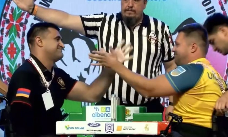 Սարգիս Ստեփանյանը Պարաբազկամարտի աշխարհի քառակի չեմպիոն է