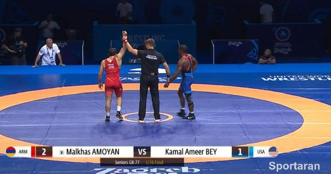 Մալխաս Ամոյանը  հաղթեց Քամալ Բեյին և դուրս եկավ աշխարհի առաջնության 1/8 եզրափակիչ