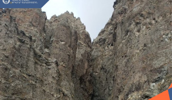 Փրկարարները քաղաքացուն իջեցրել են քարափից և ուղեկցել անվտանգ տարածք