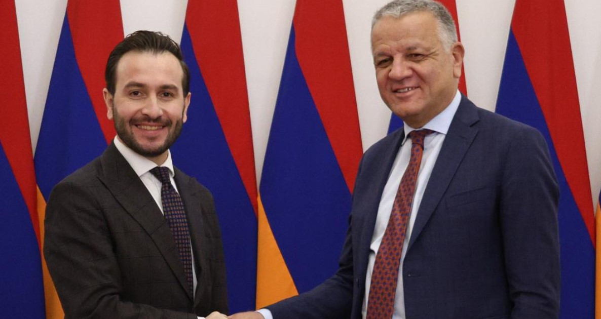 Հայկ Կոնջորյանն ու Վասիլիս Մարագոսը քննարկել են ՀՀ-ԵՄ համագործակցության հեռանկարները