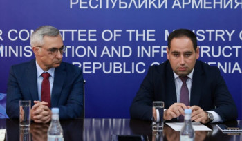 Դավիթ Խուդաթյանը Ջրային կոմիտեի աշխատակազմին է ներկայացրել նորանշանակ նախագահ Արամազդ Ղալամքարյանին