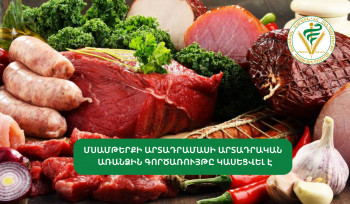 Կասեցվել է «Ազարիա» ՍՊԸ-ին պատկանող մսամթերքի արտադրամասի արտադրական գործունեության առանձին գործառույթը