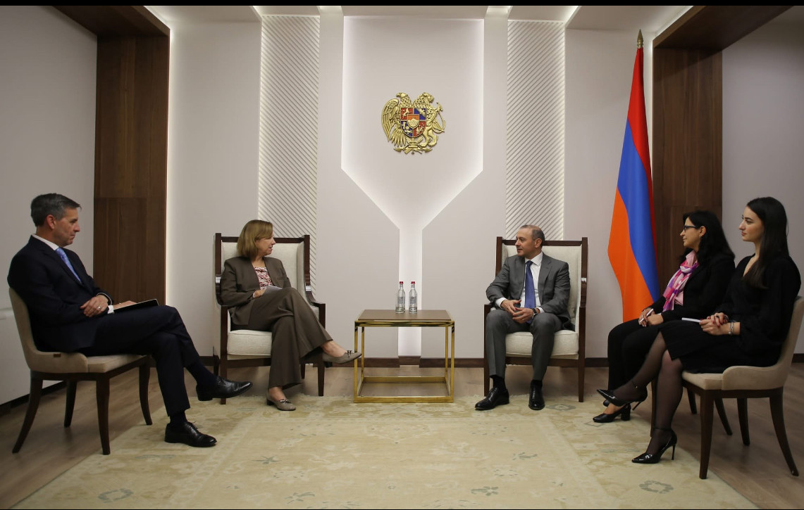 Արմեն Գրիգորյանը և ԱՄՆ դեսպանը քննարկել են օգոստոսի 8-ի հուշագրերը