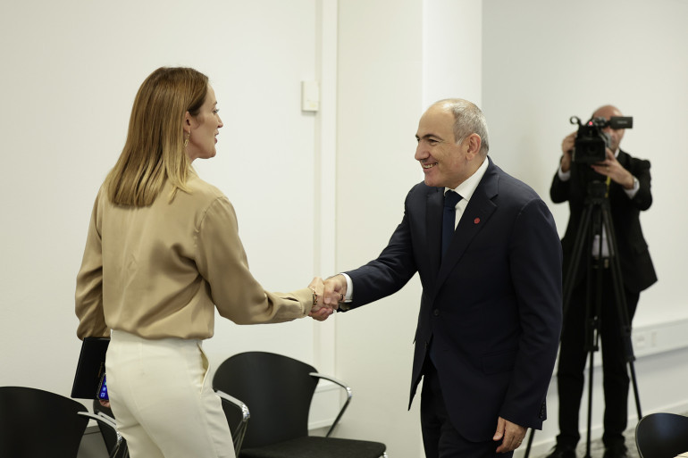 Փաշինյանն ու Եվրախորհրդարանի նախագահը մտքեր են փոխանակել Վաշինգտոնի խաղաղության գագաթնաժողովում ձեռք բերված պայմանավորվածությունների իրագործման և «TRIPP» նախագծի շուրջ
