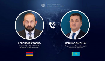 Միրզոյանը հեռախոսազրույց է ունեցել  Ղազախստանի նախագահի օգնականի, ԱԳ նախկին նախարարի հետ