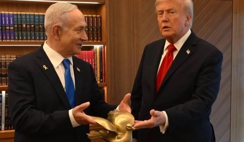 Նեթանյահուն Թրամփին աղավնու ոսկե արձանիկ է նվիրել