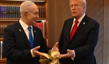 Նեթանյահուն Թրամփին աղավնու ոսկե արձանիկ է նվիրել