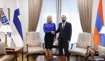 Կայացել է  Արարատ Միրզոյանի և ԵԱՀԿ գործող նախագահ Էլինա Վալտոնենի առանձնազրույցը