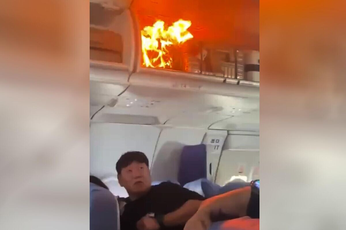 Powerbank-ի պատճառով ինքնաթիռում հրդեհ է բռնկվել թռիչքի ժամանակ՝ 10 կմ բարձրության վրա