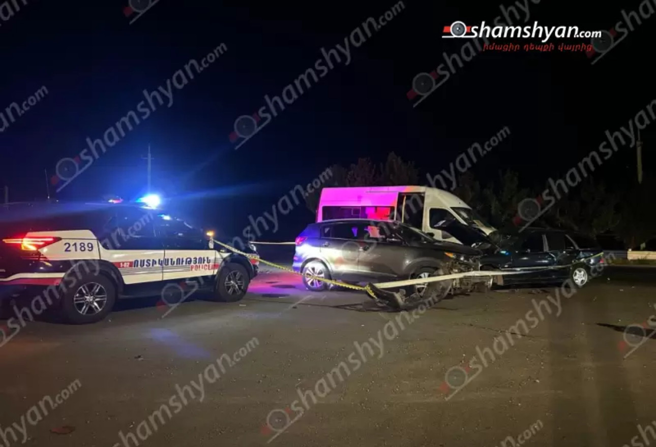 Խոշոր ավտովթար Երևան-Չարենցավան երթուղին սպասարկող «Գազելի» մասնակցությամբ. կա 8 վիրավոր