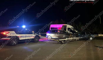 Խոշոր ավտովթար Երևան-Չարենցավան երթուղին սպասարկող «Գազելի» մասնակցությամբ. կա 8 վիրավոր