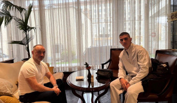 Եղիշե Մելիքյանը հանդիպել է Արտյոմ Բանդիկյանի հետ, քննարկել նրա՝ ազգային հավաքականում ելույթ ունենալու հնարավորությունները