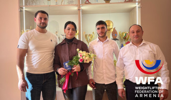 Հայաստանի ծանրամարտի ֆեդերացիան Հռիփսիմե Խուրշուդյանին է հանձնել միջազգային կարգի մրցավարական վկայականը