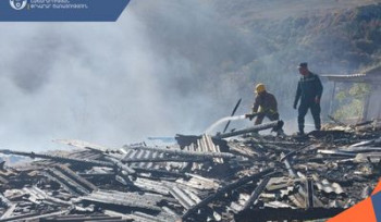 Գետիկ գյուղում  կանխել են հրդեհի տարածումը դեպի տուն