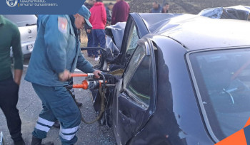 Ծաղկահովիտ-Ապարան ավտոճանապարհին ավտովթարի հետևանքով կա զnh