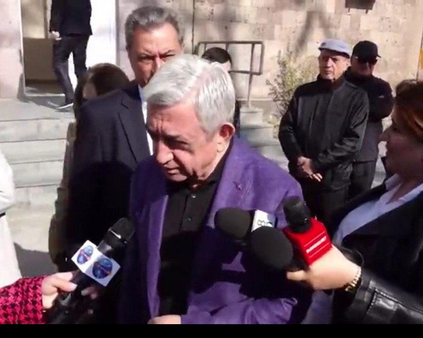 Եթե նույնիսկ ինձ դատապարտեն մահապատժի, ես այս երկրից չեմ փախչի. Սերժ Սարգսյան