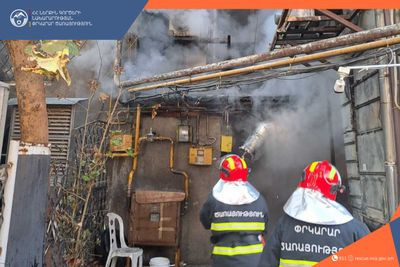 Թումանյան փողոցում բռնկված հրդեհը մեկուսացվել է