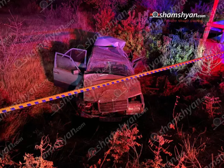 Երևան-Երասխ ճանապարհին բախվել են կցորդիչով բեռնատարը և «Mercedes»-ը․ կա 1 զnh