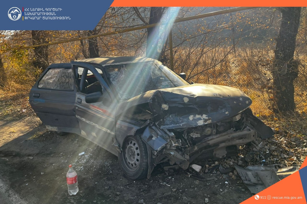 Ծաղկաձորում բախվել են ավտոմեքենաներ. կա տուժած