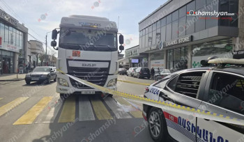 Աշտարակում բեռնատարն անցման վրա վրшերթի է ենթարկել հետիոտնին