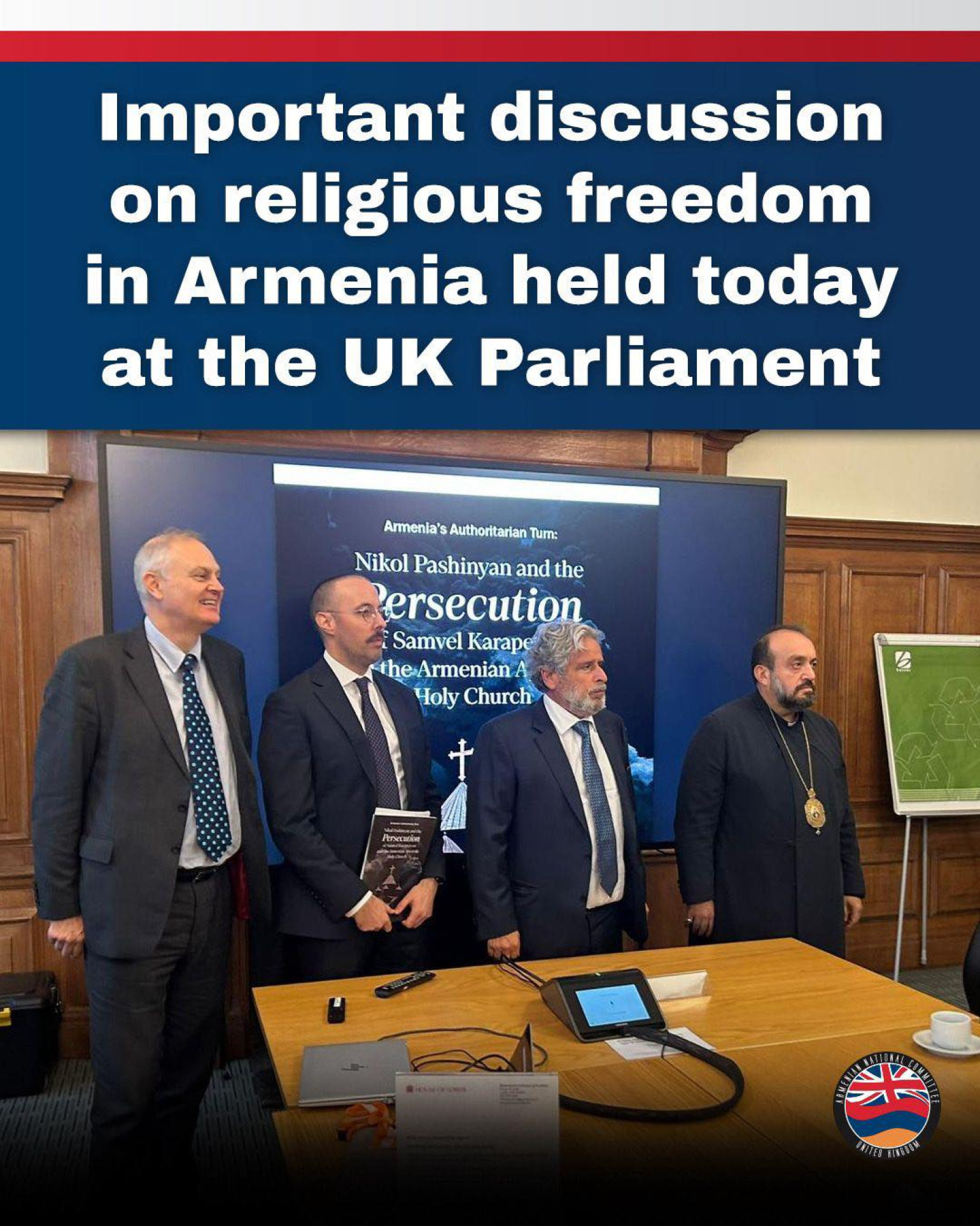 Մեծ Բրիտանիայի խորհրդարանում քննարկում է կազմակերպվել «Նիկոլ Փաշինյանը-Հայ Առաքելական Սուրբ Եկեղեցու և Սամվել Կարապետյանի հետապնդումները» թեմայով