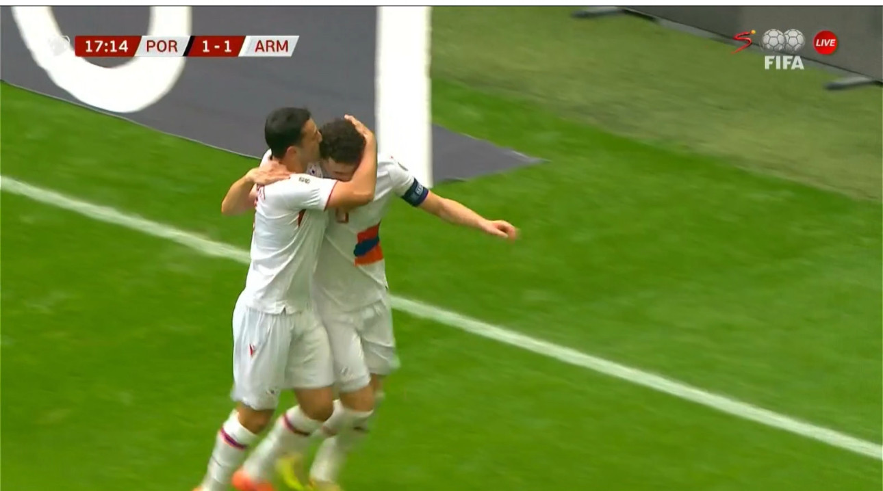 Սպերցյանը խփեց պատասխան գոլը Պորտուգալիային (տեսանյութ)