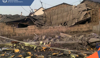 Պայթյnւն՝ Վաղարշապատում․ փրկարարները քաղաքացուն դուրս են բերել փլատակներից