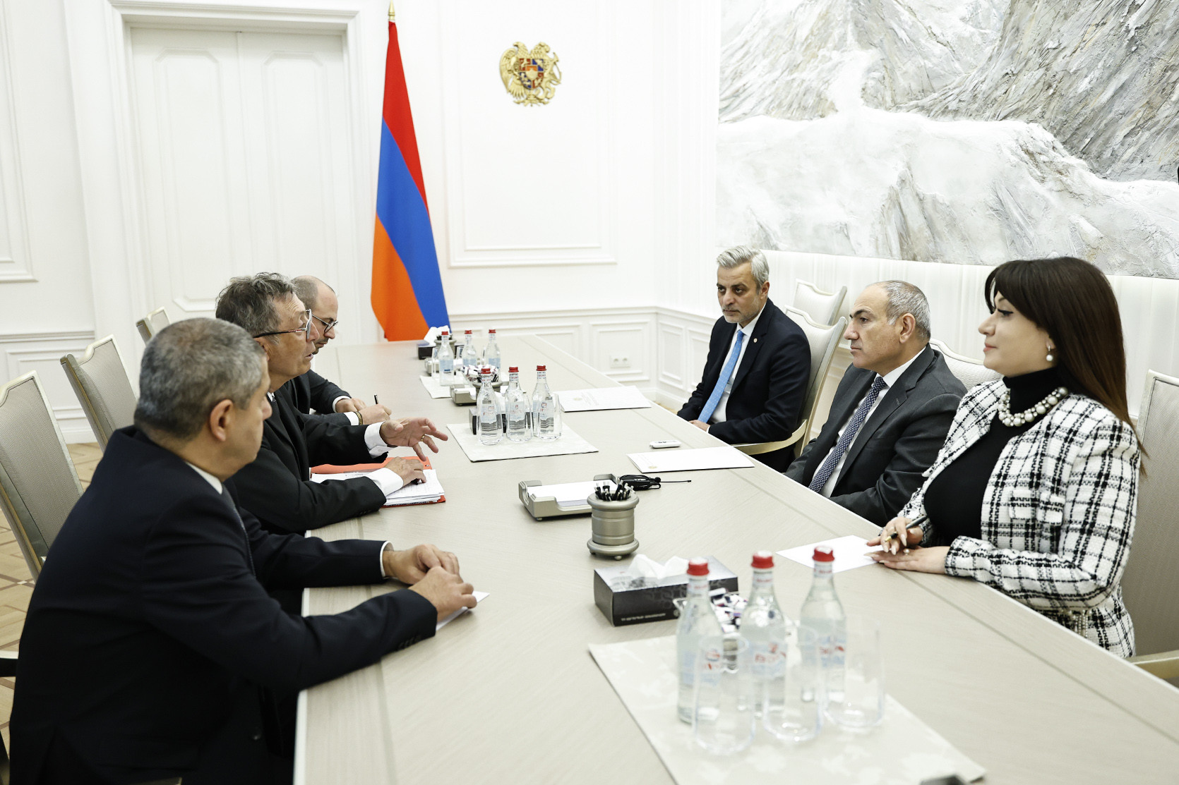 Փաշինյանն ընդունել է Հայ մշակույթի և արվեստի միջազգային համակարգման խորհրդի անդամներին