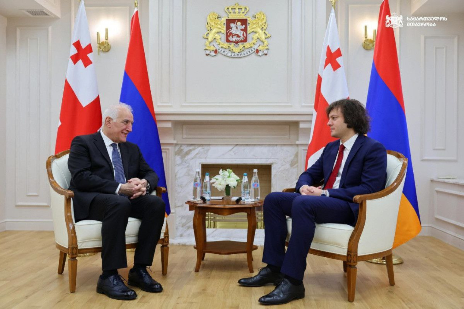 Վահագն Խաչատուրյանը հանդիպել է վարչապետ Իրակլի Կոբախիձեի հետ