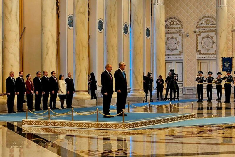 Աստանայում մեկնարկել է Փաշինյանի և Տոկաևի հանդիպումը