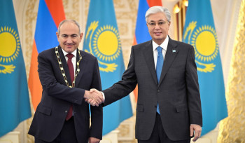 Տոկաևը Նիկոլ Փաշինյանին պարգևատրել է «Ոսկե արծիվ» բարձրագույն պետական շքանշանով