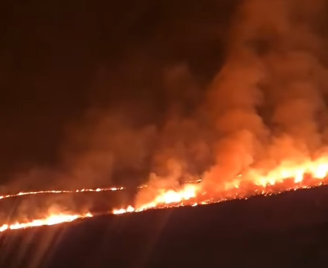 Ճամբարակ-Թթուջուր հատվածում բռնկված հրդեհի 3 օջախներից 2-ը մարված են. կիրառվում են ԱԹՍ–ներ