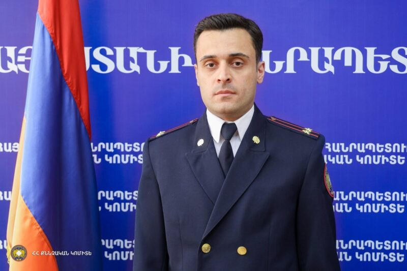 Լևոն Լևոնյանը նշանակվել է ՔԿ Քանաքեռ-Զեյթուն վարչական շրջանի քննչական բաժնի պետ