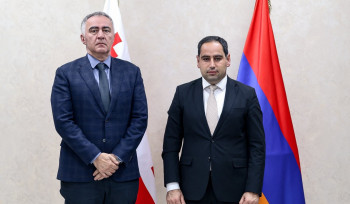Դավիթ Խուդաթյանը հանդիպել է Վրաստանի տարածքային զարգացման նախարարի հետ