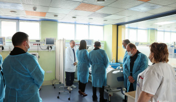 Վնասվածքներ ստացած փրկարարների կյանքին վտանգ չի սպառնում․ ՆԳ նախարարը տեսակցել է հրշեջ-փրկարարներին