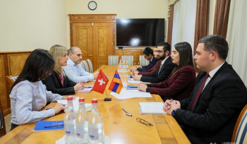 ՆԳ նախարարն ընդունել է ՀՀ-ում Շվեյցարիայի արտակարգ և լիազոր դեսպանին