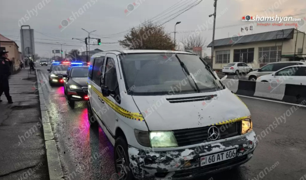 Արմավիրում «Mercedes Vito»-ն վրաերթի է ենթարկել հետիոտնին
