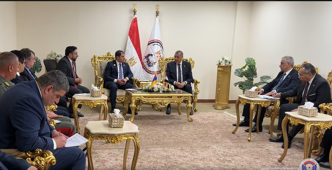 Սուրեն Պապիկյանը հանդիպել է Եգիպտոսի ռազմարդյունաբերության պետնախարարին