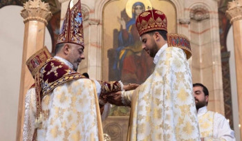 Ապարանի Սուրբ Խաչ եկեղեցում իր անդրանիկ Սուրբ Պատարագը կմատուցի նորաօծ Տեր Հովհան քահանա Գևորգյանը