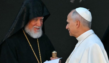 Հռոմի պապ Լևոն 14-րդը հանդիպել է Մեծի Տանն Կիլիկիո կաթողիկոս Արամ Առաջինի հետ