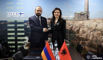 Արարատ Միրզոյանը հանդիպում է ունեցել Ալբանիայի ԱԳ նախարարի հետ