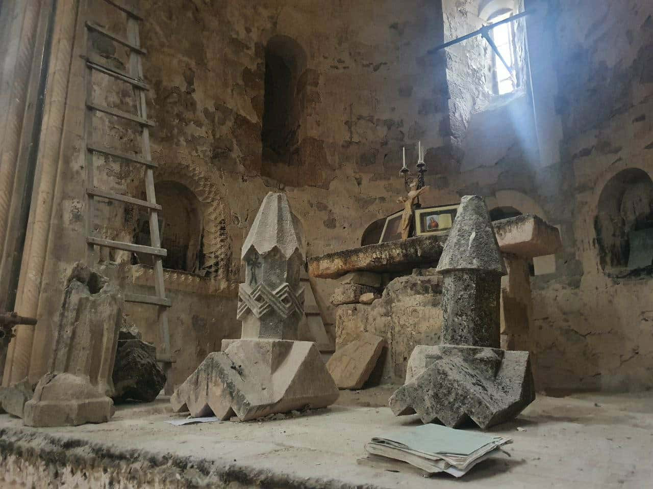Ադրբեջանցիները վшնդալիզմի են ենթարկել օկուպացված Արցախում գտնվող Երից Մանկանց վանքը (լուսանկարներ)